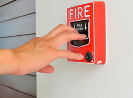 Sistema de detección contra incendios manual
